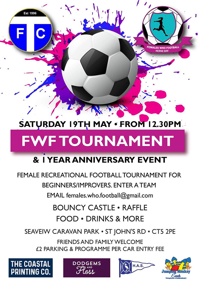 'Females Who Football' tournament event